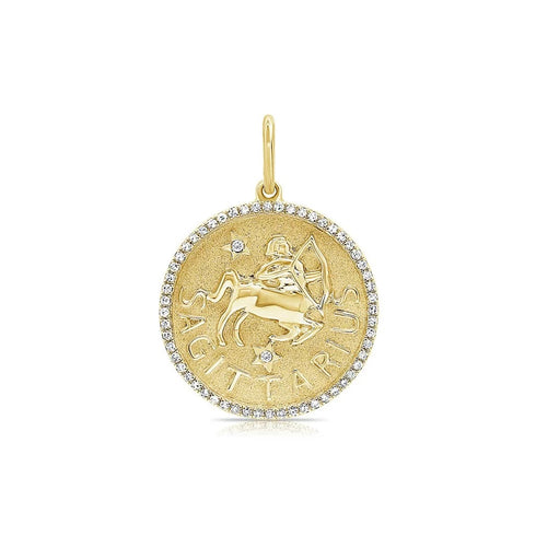 Diamond Zodiac Charm - Sagittarius - 1