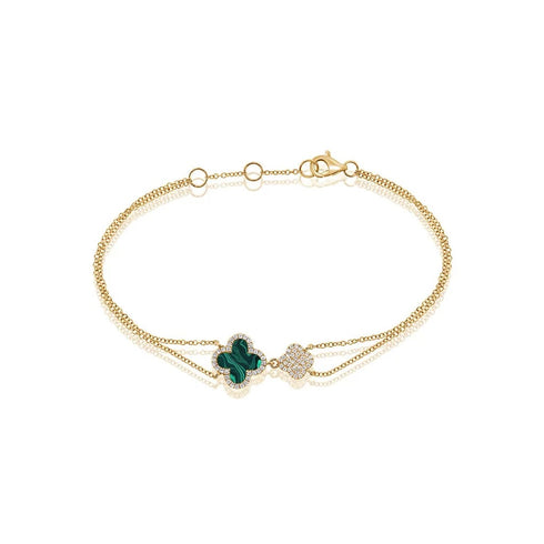 Diamond Clover Bracelet - 1