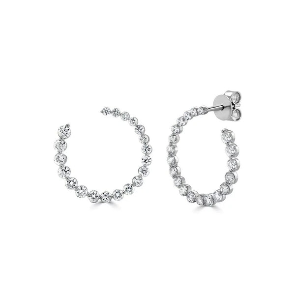 Diamond Circular Hoop - 1