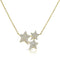 Triple Star Diamond Pendant - 1