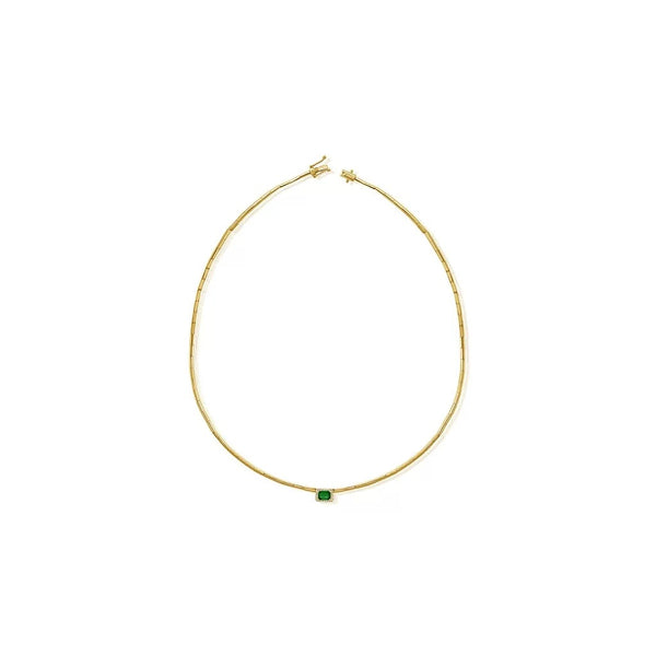 Emerald & Diamond Necklace - 1