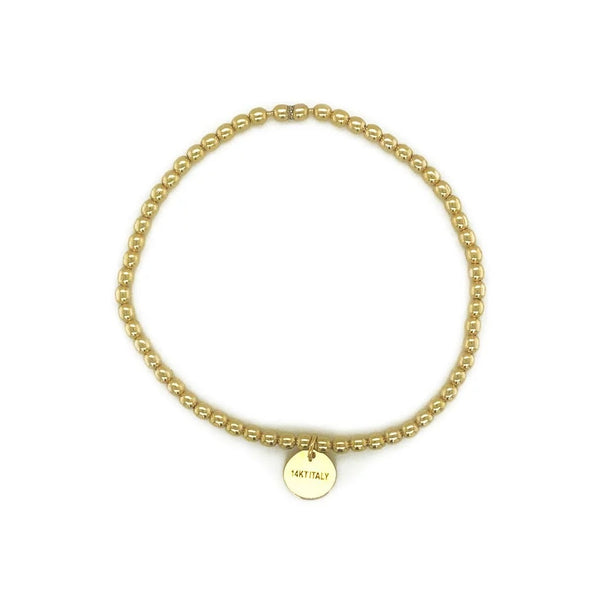 Beaded Stretch Bracelet - 1