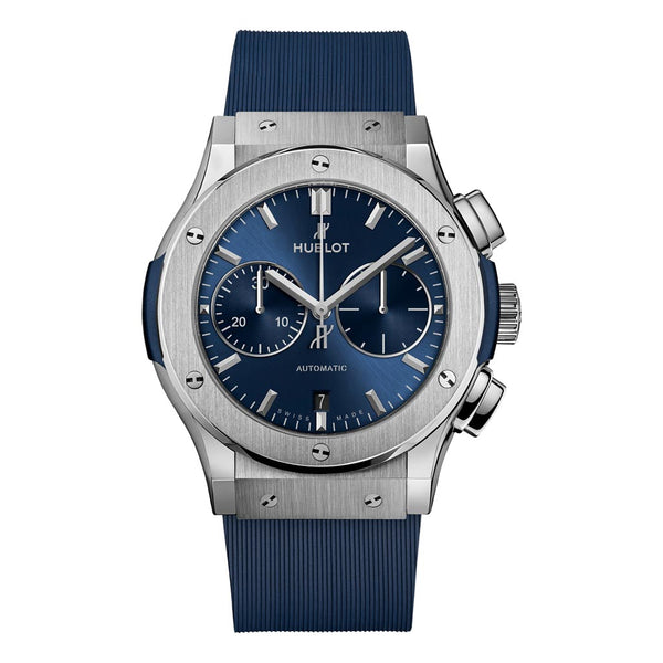 Classic Fusion Chronograph Titanium Blue Watch - 1