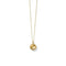 Honey Citrine Mini Pendant Necklace With Diamonds - 1