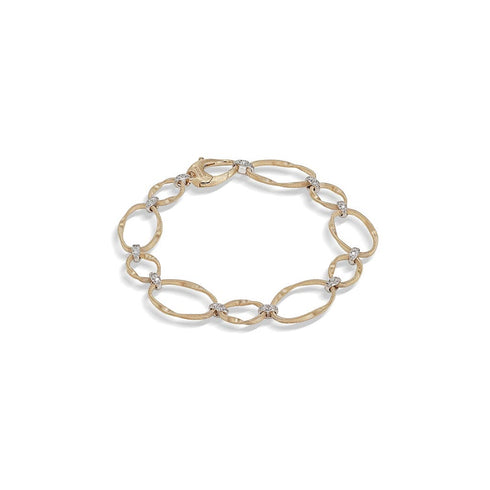 Marrakech Onde Collection Diamond Flat Link Bracelet - 1