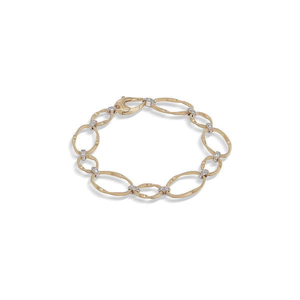Marrakech Onde Collection Diamond Flat Link Bracelet - 1