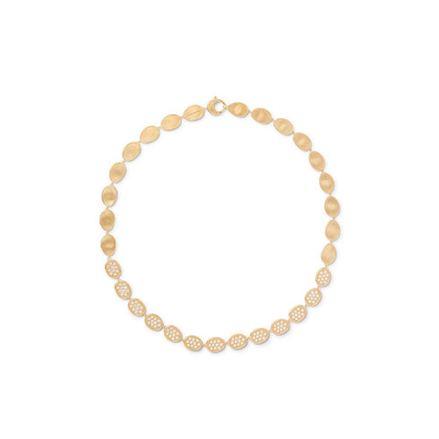 Lunaria Diamond Pave Link Collar Necklace - 1