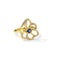 Medium Flora Ring With Diamonds - 1