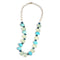 Bonbon With Chalcedony Turquoise And London Blue Topaz Necklace - 1