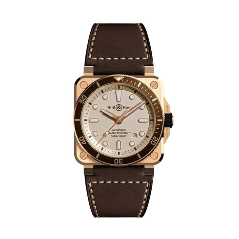 BR 03-92 Diver White Watch - 1