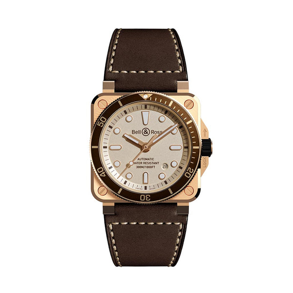 BR 03-92 Diver White Watch - 1