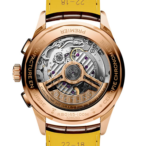Premier B01 Chronograph 42 Gold Watch - 2