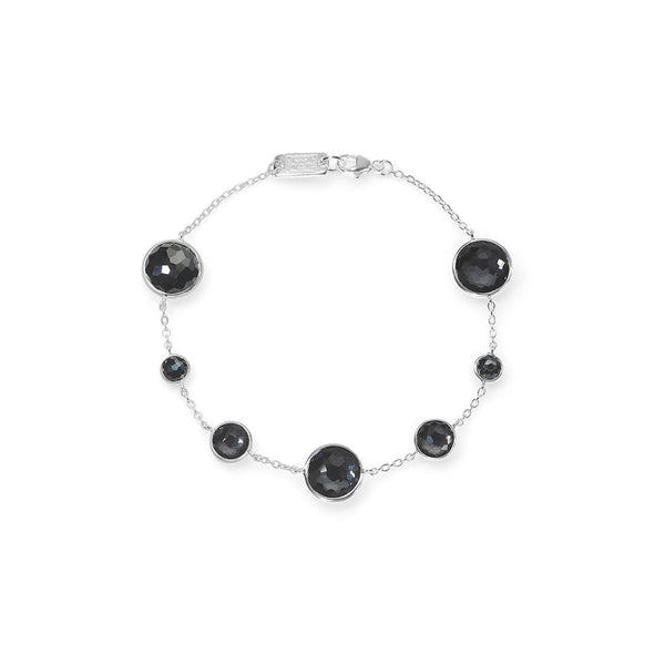 7-Stone Link Bracelet in Sterling Silver - 1