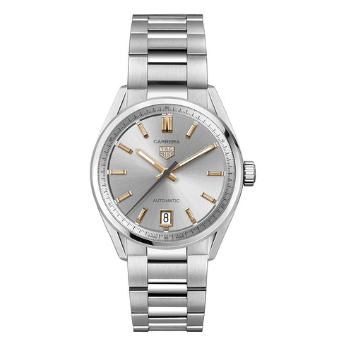 Carrera Date 36mm Steel Watch - 1