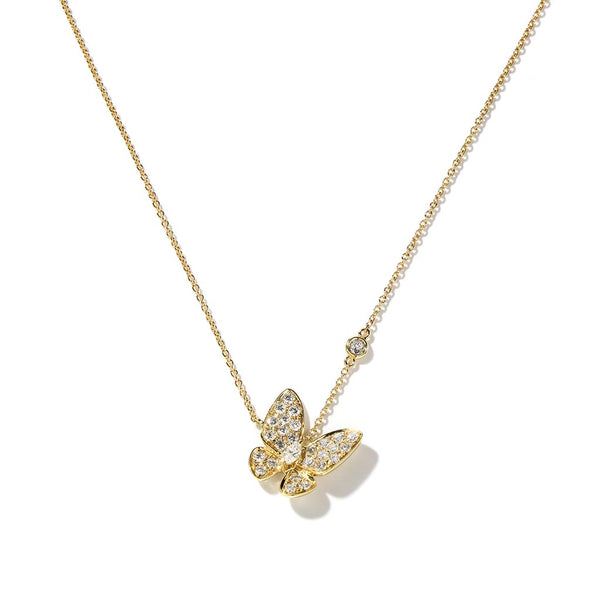 Butterfly Pave Pendant - 1