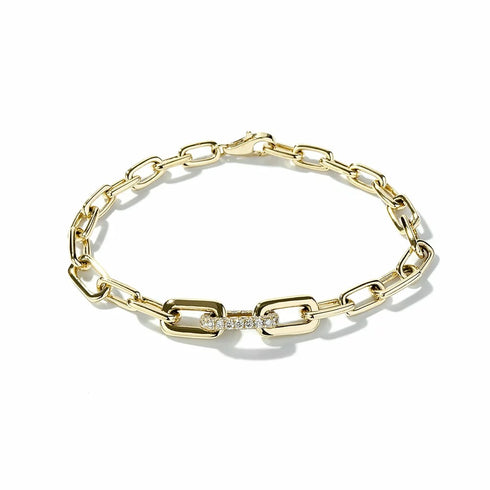 Link Diamond Bracelet - 1