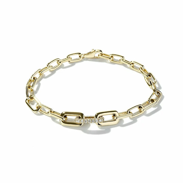 Link Diamond Bracelet - 1