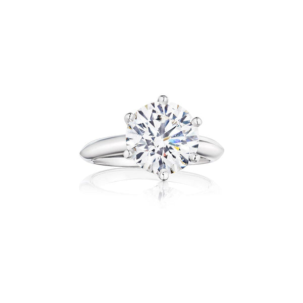 Knife-Edge Diamond Engagement Ring Engagement Ring - 1