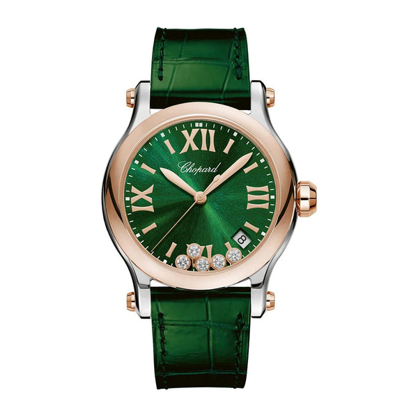 Happy Sport 36mm Ethical Green DIal Watch - 1
