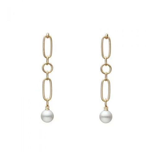 M Code Akoya Cultured Pearl Earrings - 1