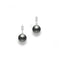 9mm Black South Sea & Diamond Earrings - 1