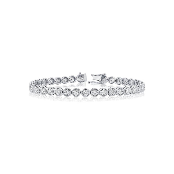 Diamond Bezel Tennis Bracelet - 1