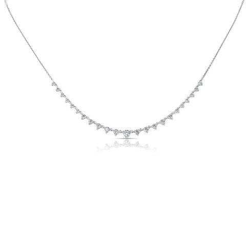 Diamond Station Necklace - 1
