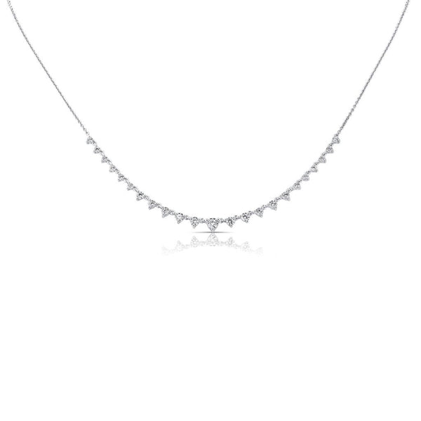 Diamond Station Necklace - 1