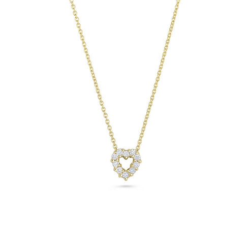 Heart Pendant With Diamonds - 1