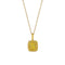 Halo Yellow Diamond Pendant - 1