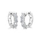 Emerald-Cut Diamond Earrings - 1