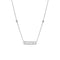 Diamond & Baguette Necklace - 1