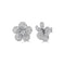 Diamond Flower Studs - 1