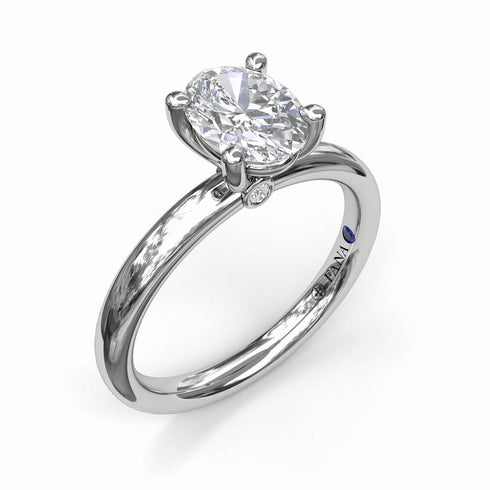 Solitaire Engagement Ring - 1