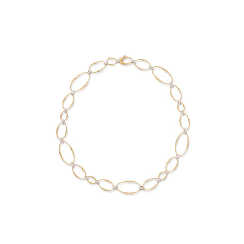 Marrakech Onde Diamond Flat Link Necklace - 1