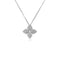 Princess Flower Medium Diamond Flower Pendant - 1