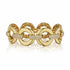 Yellow Gold Link With 2.48Ct Diamonds Bracelet - 1