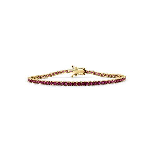 Red Ruby Tennis Bracelet - 1