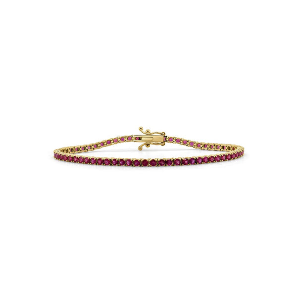 Red Ruby Tennis Bracelet - 1