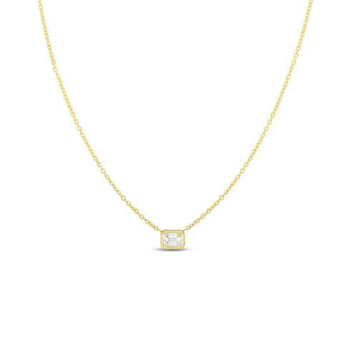 Diamonds By The Inch Emerald Cut Necklace - 1