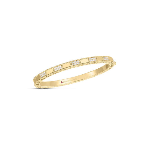 Mosaic Alternating Diamond Bangle - 1