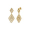 Diamante Diamond Dangle Earrings - 1