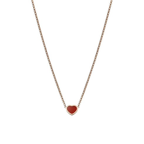 My Happy Hearts Heart Carnelian Pendant - 1