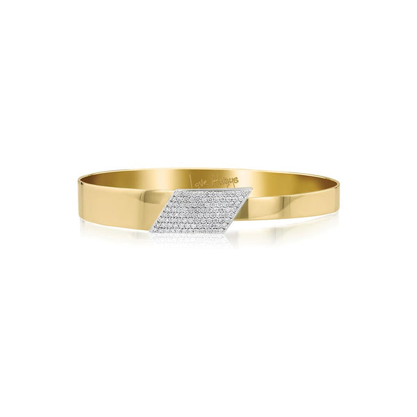 Graduated Angle Love Always Bangle - 1