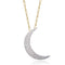 Infinity Crescent Moon 29mm Pendant - 1