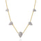 Diamond Deconstructed Graduated Station Necklace - 1