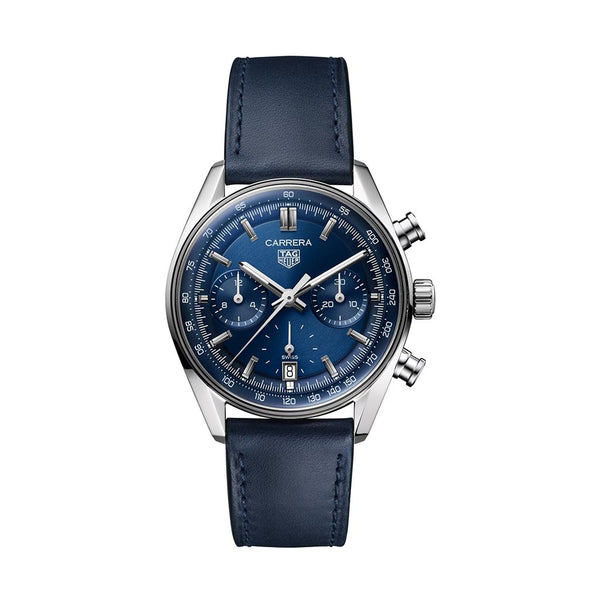 TAG Heuer Carrera Blue Dial Chronograph Watch - 1
