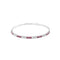 Ruby & Diamond Flexible Bangle - 1