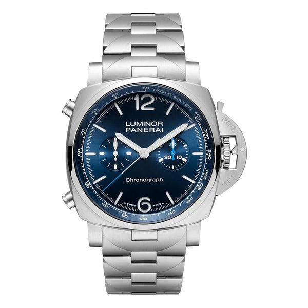 Luminor Chrono with Blue Sun-brushed Dial Watch - 1