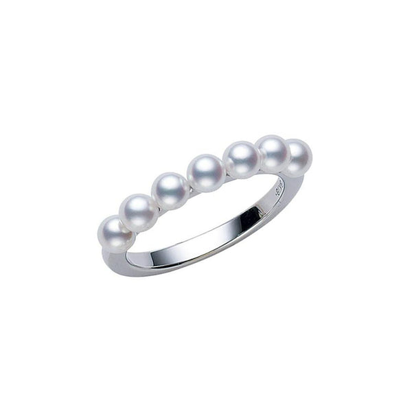 Cluster Akoya Cultured Pearl Ring - 1